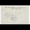 Brief aus Hamburg, 1916 nach Knockaloe Internment Camp, Isle of Man, Kgf PoW