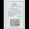 Feldpost: MiNr. 13b auf Briefstück, Datum 9.4.1945, BPP Attest