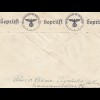 Griechenland: 1939: Brief nach Neumark - Luftpost