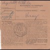 Paketkarte 1948: Dorum (Wesermünde) nach Haar