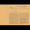 Paketkarte 1948: Kirchanschöring nach Haar, Heilanstalt