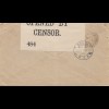 Brazil: 1917: Cover to Gouda/NL, censor