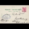 Palestine: 1897: post card Jerusalem to Charlottenburg