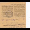 III. Reich: Paketkarte von Kaufbeuren /Blöcktach nach Kempten 1944
