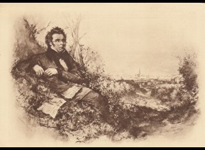 Ansichtskarte Franz Schubert, 1928