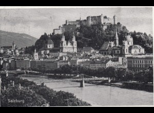 Ansichtskarte Salzburg 1938 nach weimar, Werde Mitglied der NSV, Hilfsverein