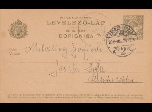1906: post card Zagreb