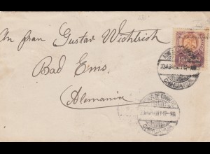 letter 1901 Chihuahua to Bad Ems