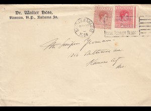 1938: letter Nassau to Kansas