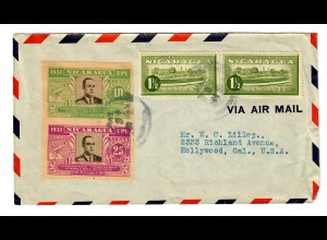 air mail Granada to Hollywood, Cal about 1940