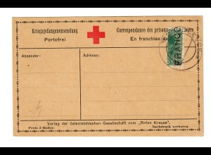Postkarte Kriegsgefangenensendung ca. 1919