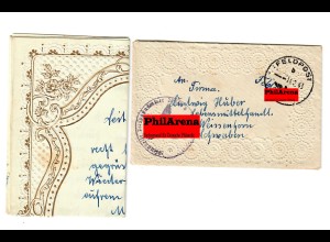 Feldpost Zierbrief 1943, FPNr. 27554B nach Weissenhorn