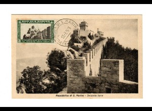 Maximumkarte San Marino, Seconda torre 1948