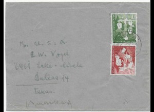 Duisburg 1952, Brief nach Dallas/Tx
