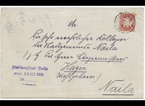 Stadtmagistrat Naila, Regierungspräsident 1906