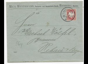 Brauerei: Farbmalz- und Caramelmalz Fabrik Bamberg 1906 nach Rehau