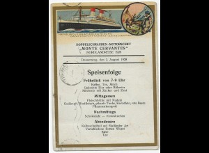 Nordlandreise 1928, Norwegen, Motorschiff Monte Cervantes, 1928 Hammerfest