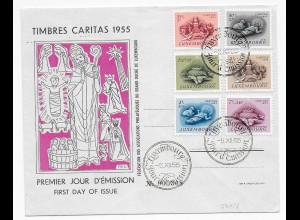 Caritas Briefmarken 1955, Luxemburg