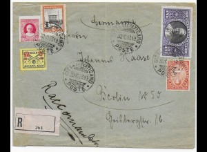 Einschreiben 1933 nach Berlin