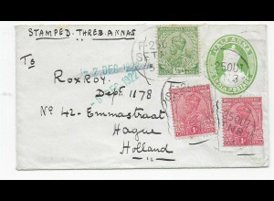 Cover 1922 to Den Haag, Netherlands
