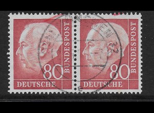 Bund: MiNr. 192, gestempelt, München, waagrechtes Paar