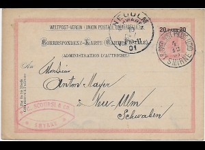 Levante Smirne 1901 nach Neu-Ulm