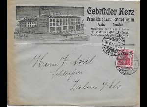 Frankfurt-Rödelheim 1913, Lieferant der Armee und Marine nach Zabern
