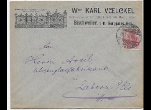 Bischweiler, Schlosserei 1908 nach Zabern