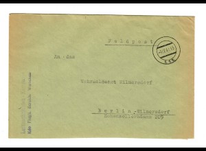 GG 1941 Feldpost Luftnachrichten Kompanie Warschau nach Berlin