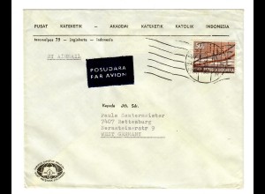 Luftpost Brief Pusat Kateketik, Jegjakarta 1969