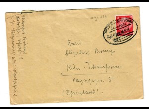 GG Bahnpoststempel: Brief Breslau-Warschau, Nr. 226 nach Köln