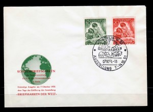 Berlin: MiNr. 80-81, FDC: Briefmarkenausstellung 1951