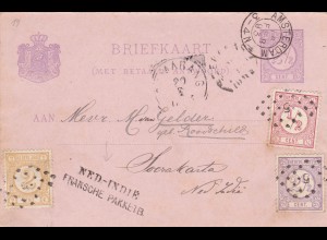 1893: Amsterdam /Netherlands Indie post card