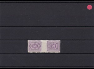 Kaiserreich MiNr. 40IZS, Oval 1880, Zwischensteg, geprüft Zenker, postfrisch