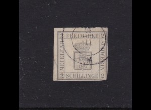 Mecklenburg-Schwerin 1867: MiNr. 6b, gestempelt