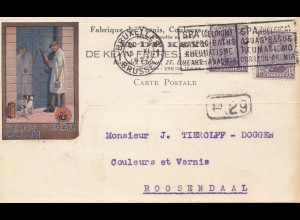 Belgien: 1923: Bruxelles to Roosendaal: Hund
