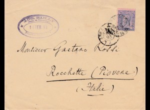 Belgien: 1895 nach Italien