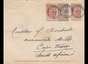 Belgien: 1894 Courtrai to Cape Town-South Africa