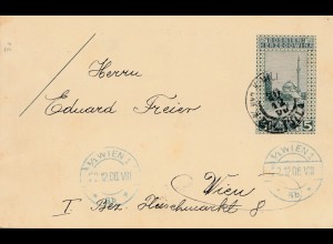 1906: KuK Post Bosnien nach Wien - Ganzsache