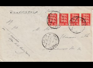 Estland: 1938 Brief nach Deutschland