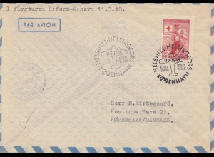 Finnland: 1948: Flugpost nach Kopenhagen