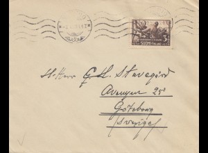 Finnland: 1938: Brief nach Schweden