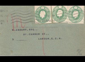 England: 1929: Brief in London
