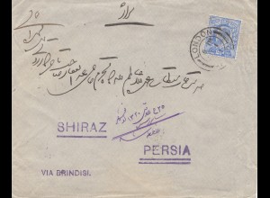 England: 1902 Brief von London nach Persia