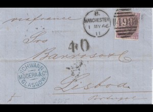England: 1866: Manchester/Glasgow nach Portugal