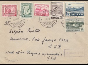 Island: 1957: Brief nach CSR-Prag