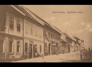 Jugoslawien: 1934 Ansichtskarte Petrovaradin nach Klosterburg