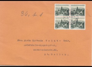 Liechtenstein: 1945: Vaduz nach St. Gallen