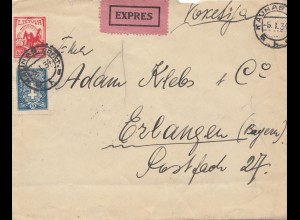 Litauen: 1934: Express Kaunas nach Erlangen