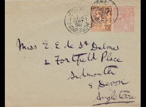 Monaco: 1898: Brief nach England